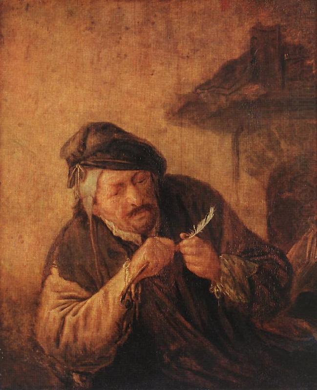 Cutting the Feather ag, OSTADE, Adriaen Jansz. van